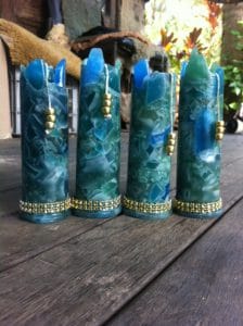 Pillars aqua blue gold e1569367953845